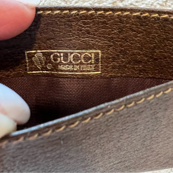 GUCCI Cardholder Brown made in Italy - Picture 7 of 15